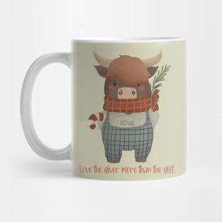 Scottish Highland Cow Loves The Winter Season Mug